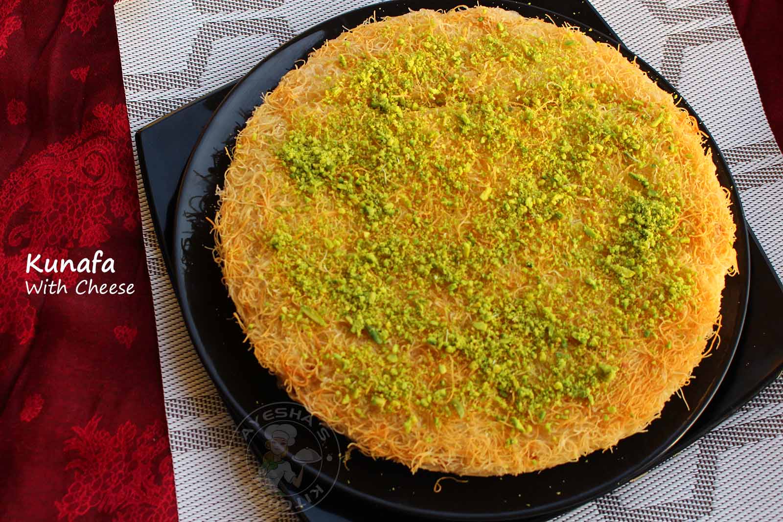 KUNAFA RECIPE KUNAFA WITH CHEESE / ARABIC SWEET