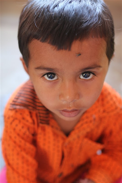 portrait children gujarat india