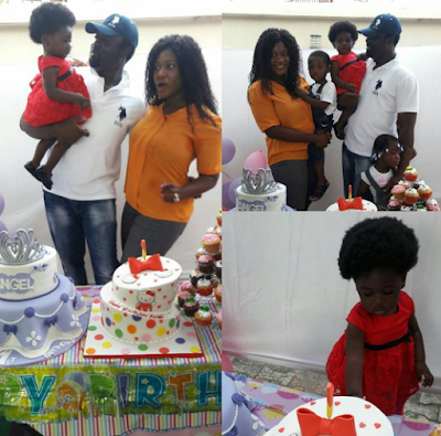 Mercy Johnson and family