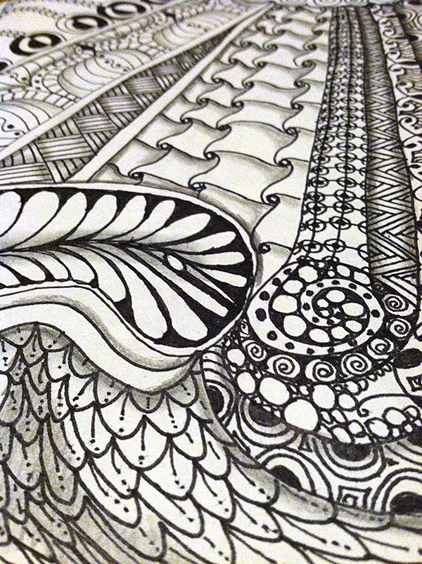 Deb Ammerman Fine Art Zentangle Sketchbook