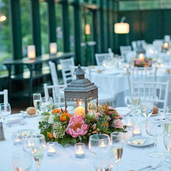 Centros de mesa elegantes para boda