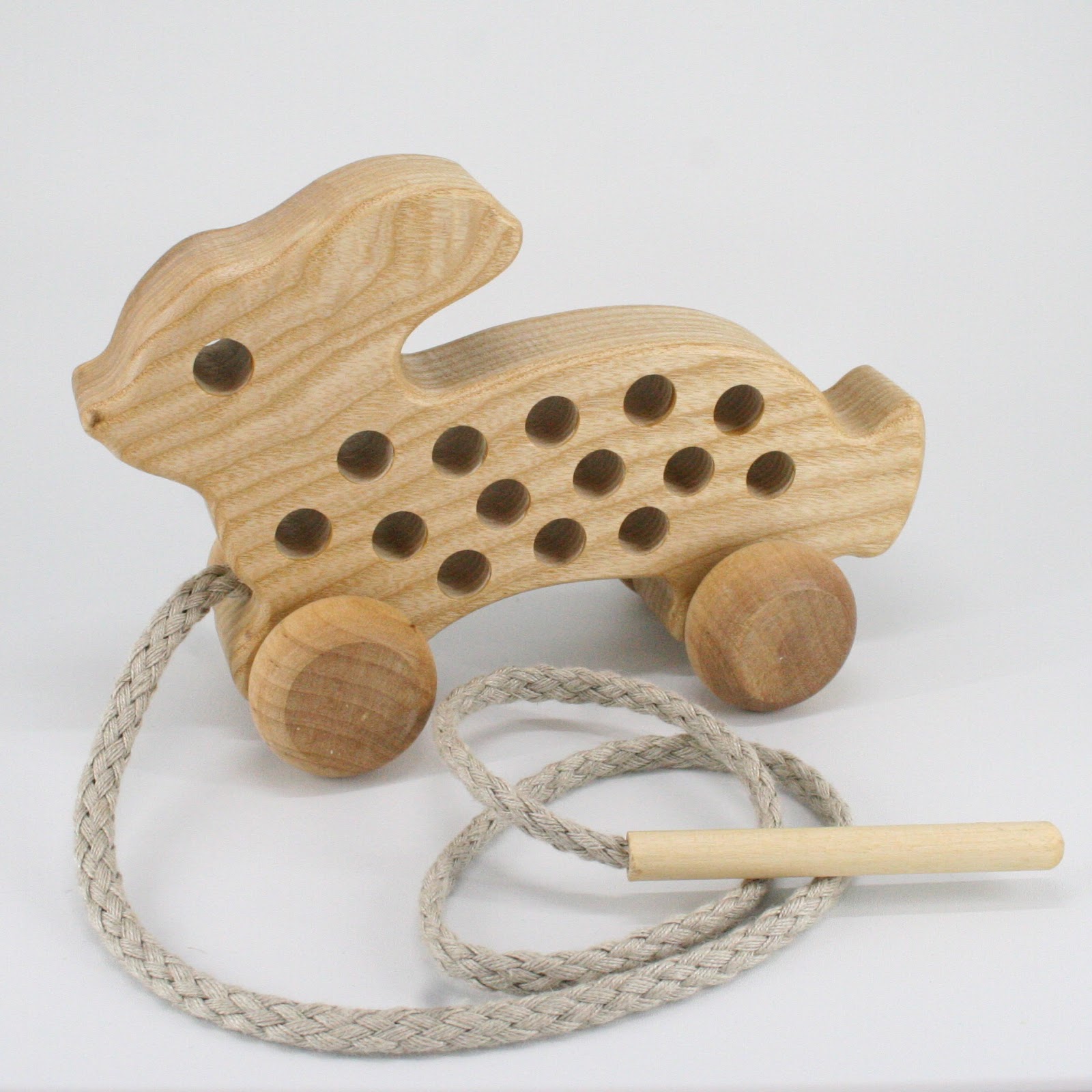 Lotes Wooden Toys Family Threading Toys 2