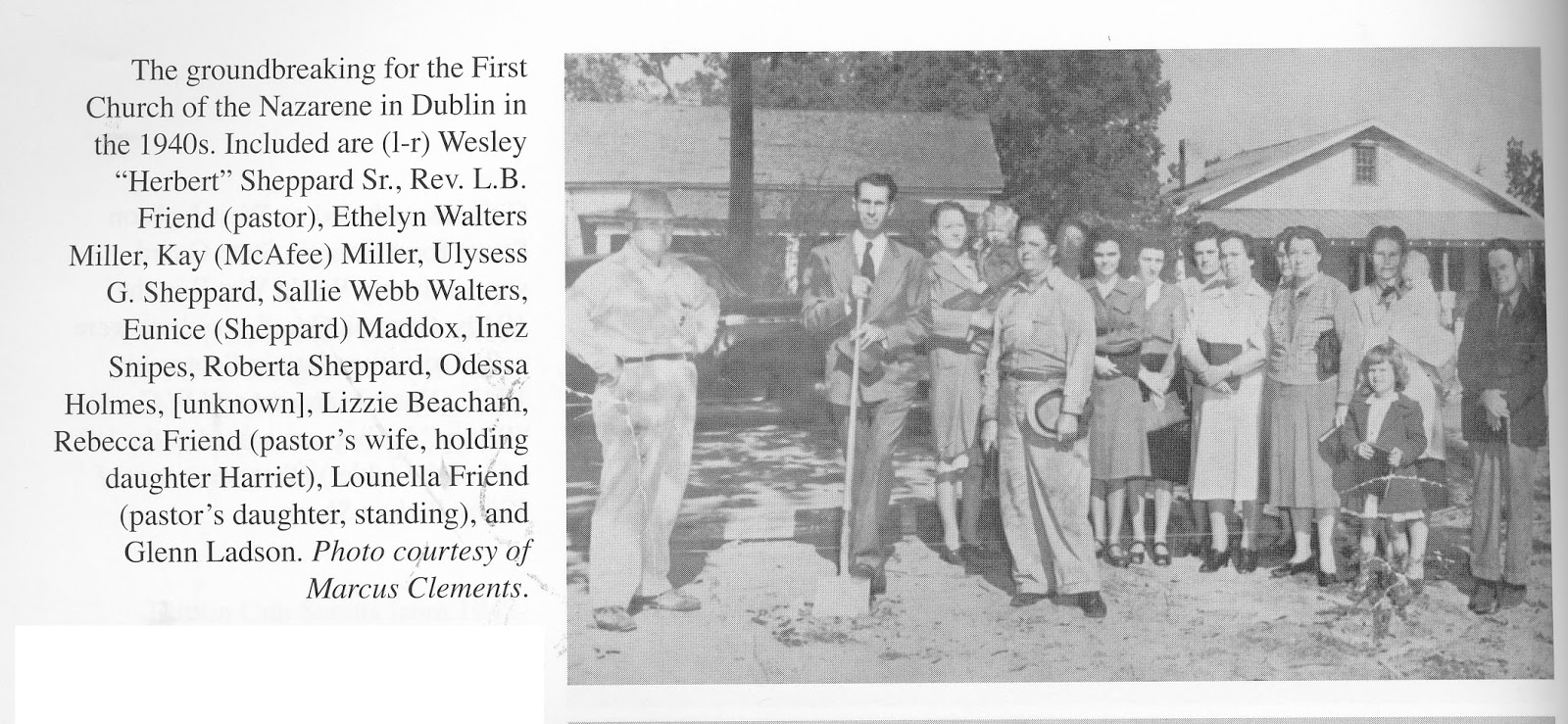 IMAGES OF OUR PAST GROUNDBREAKING FIRST CHURCH OF THE NAZARENE