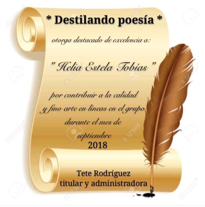 RECONOCIMIENTO DEL GRUPO DESTILANDO POESIA