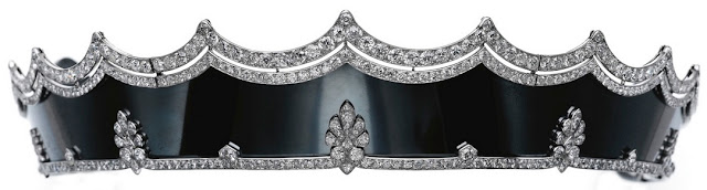 cartier blackened steel tiara henri picq