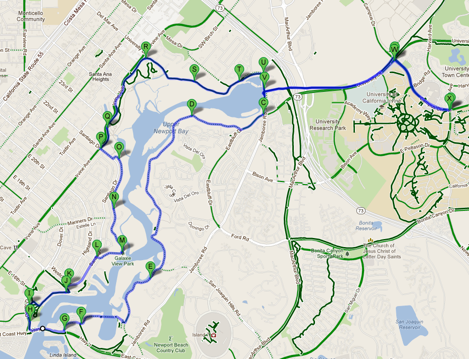 irvine regional park bike trails