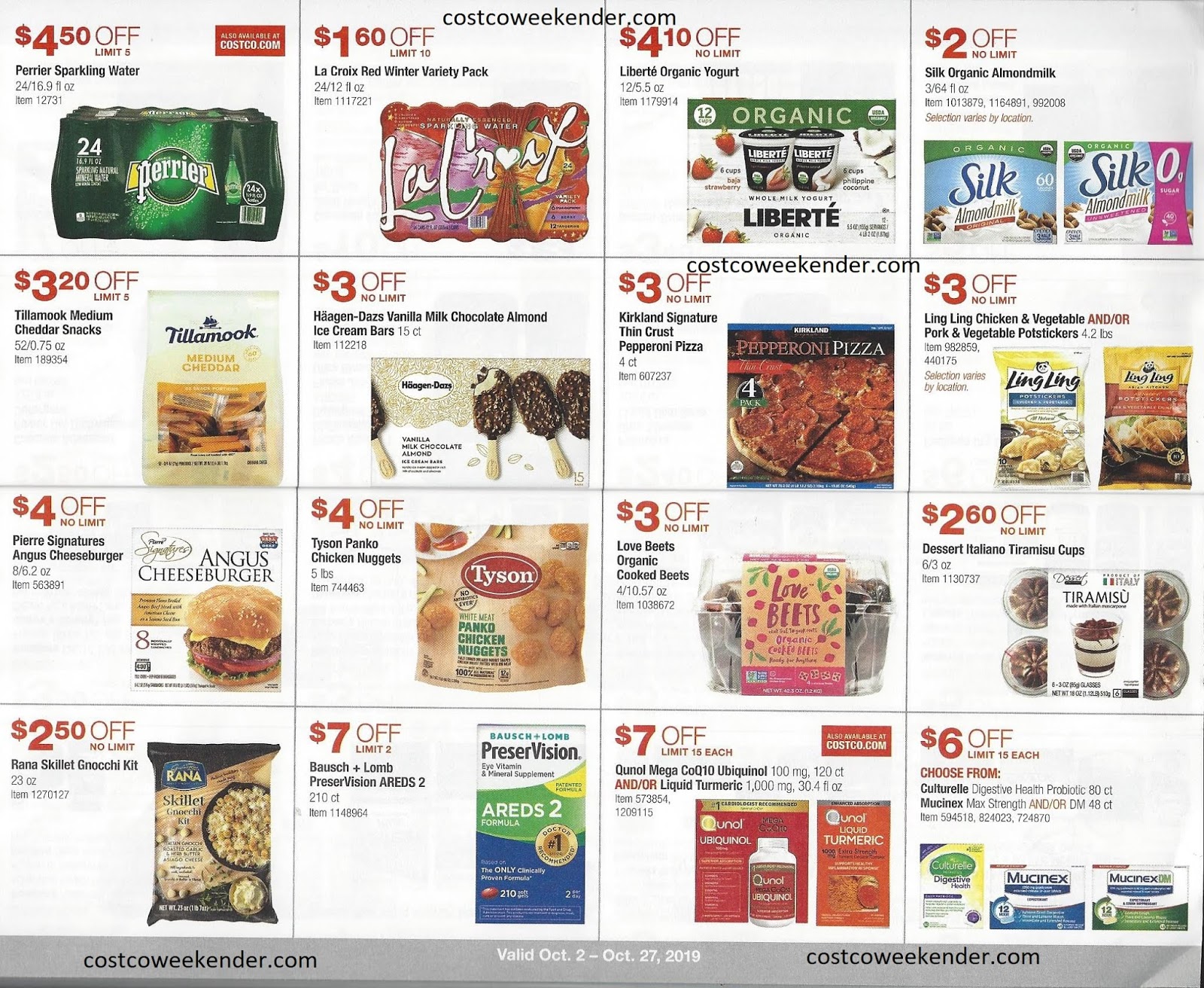 Costco October 2019 Coupon Book Costco Weekender