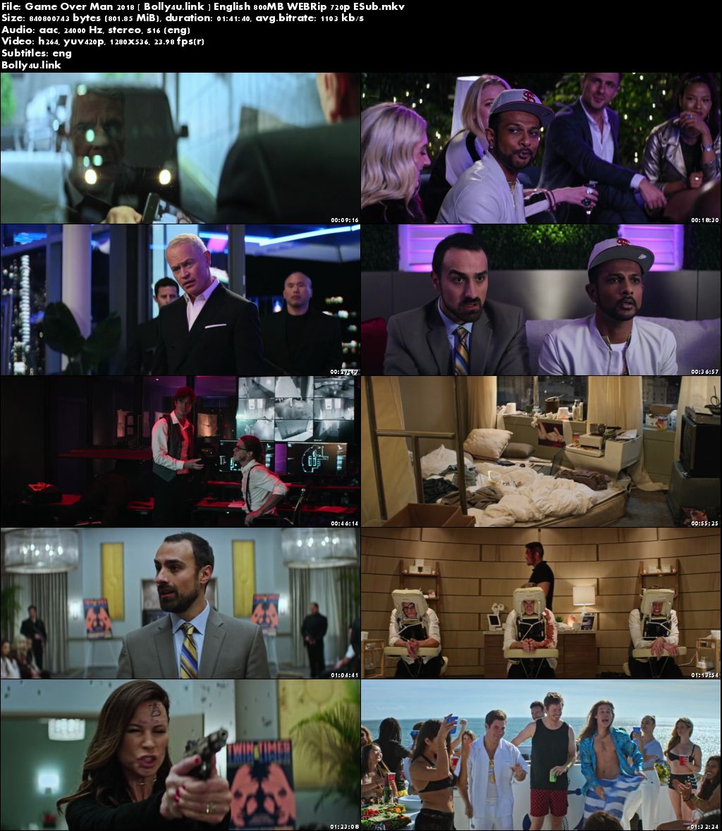 Game Over Man 2018 WEBRip 300MB English 480p ESub Download Game Over Man 2018 WEBRip 300MB English 480p ESub Download