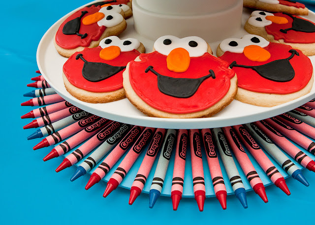 Kara s Party Ideas Red and Turquoise Elmo Party  - 1