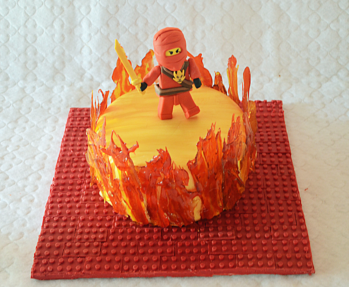 Gâteau Ninjago Kai 3D anniversaire Anton - Le blog de