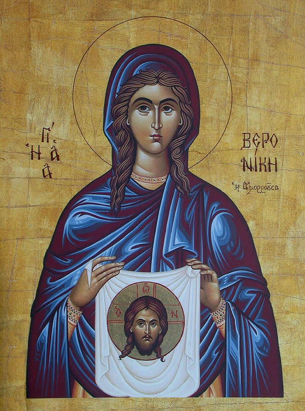 St Veronica (Bernice), a woman healed by Christ ieradeisis.gr