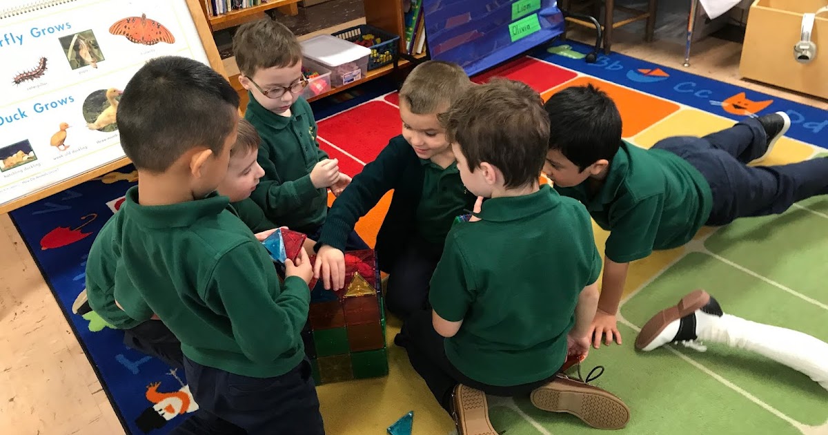 St. Pius Kindergarten: It's playtime after snack!