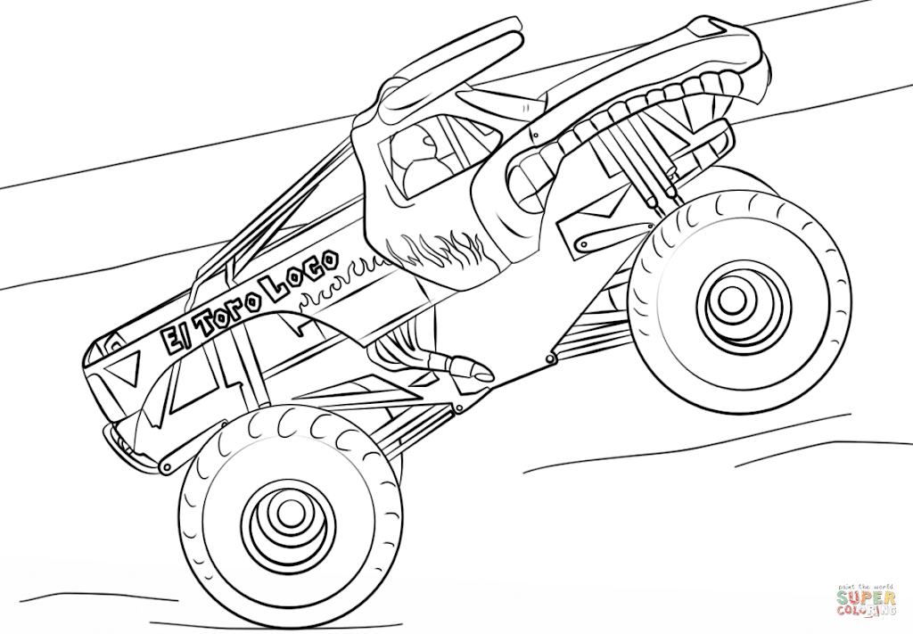 Download Unique Monster Truck Coloring Pages Library - Free ...