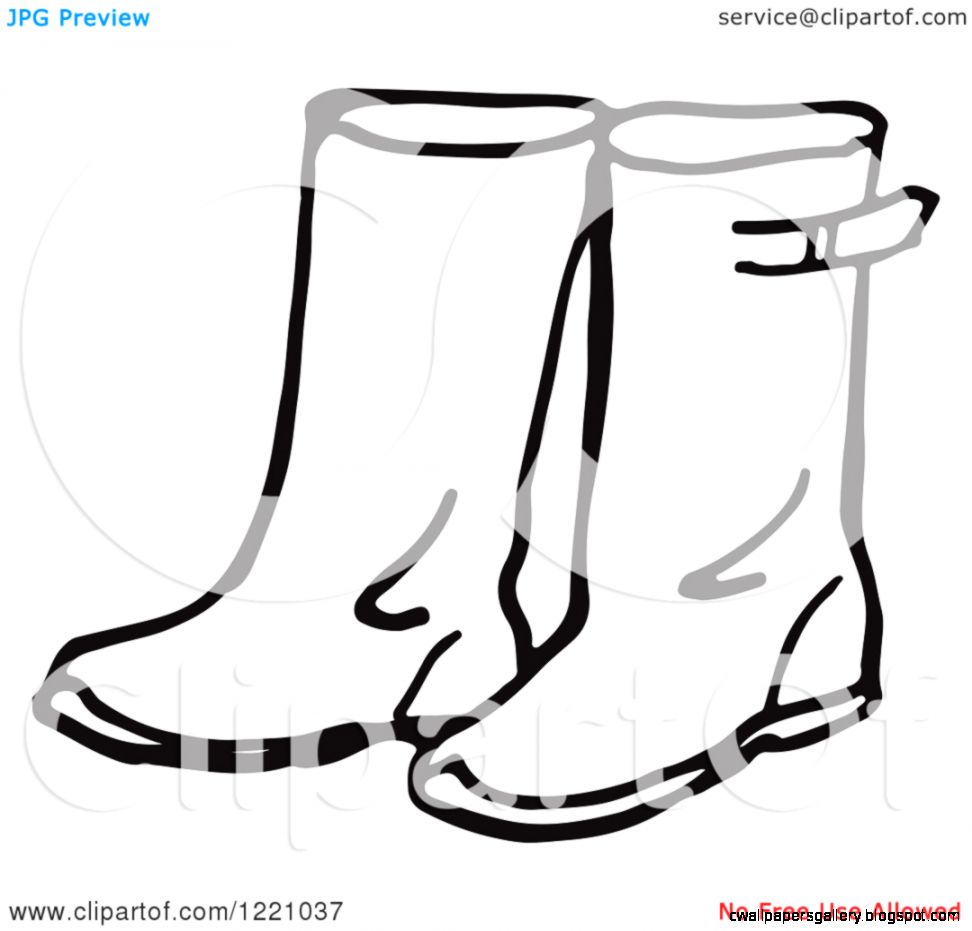 Rain Boots Clip Art Black And White Wallpapers Gallery