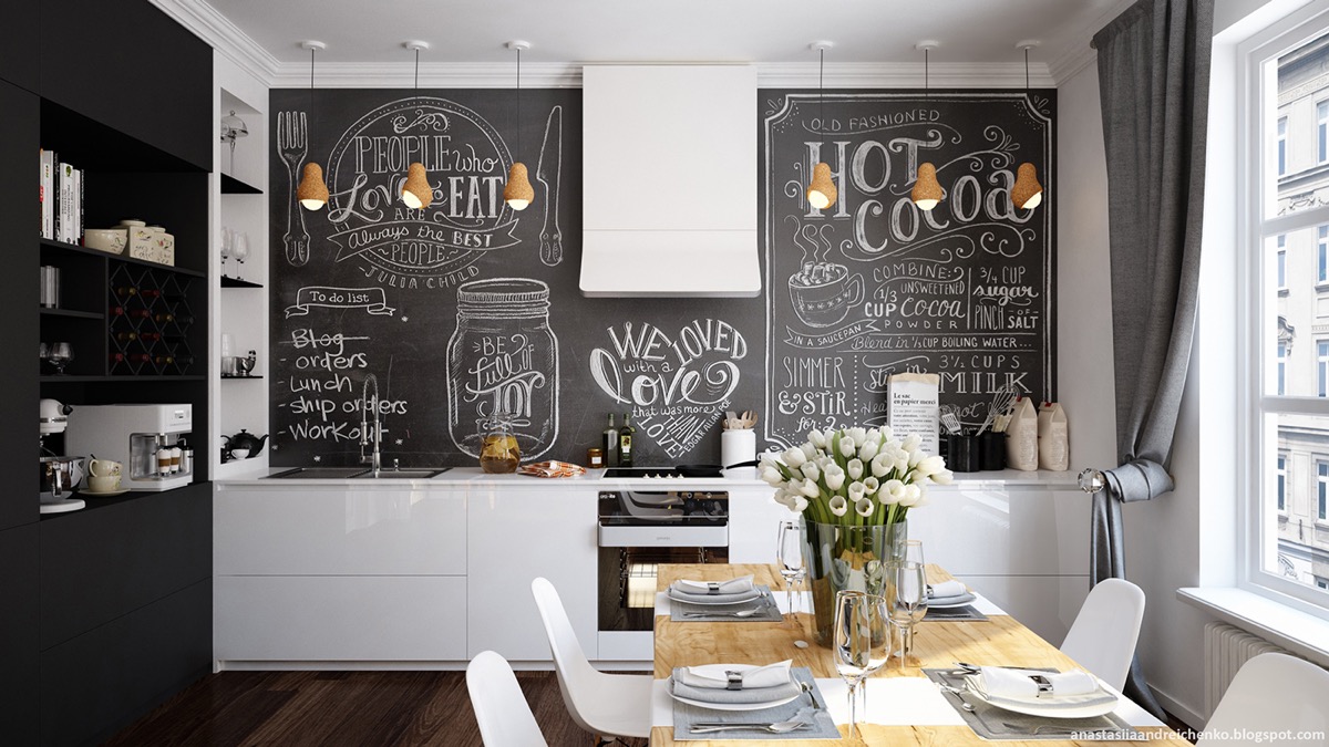 4 Desain Dapur Mewah Bernuansa Hitam Putih 4 Desain Dapur Mewah Bernuansa Hitam Putih