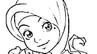 8+ Gambar Sketsa Kartun Hijab