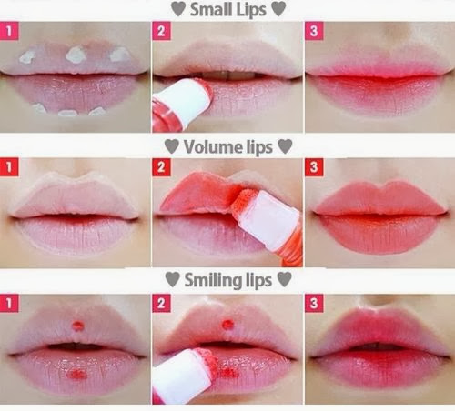 liner lip apply ways different