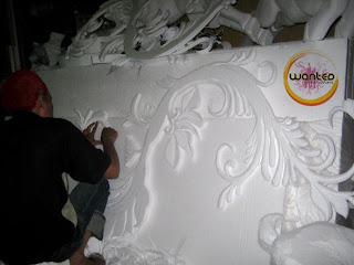 Berkreasi Dengan Styrofoam  Membuat Dekorasi  Dinding Dari  