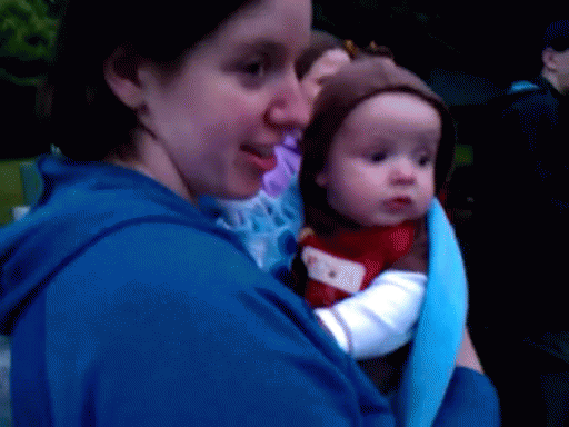 Baby reacts to Firework