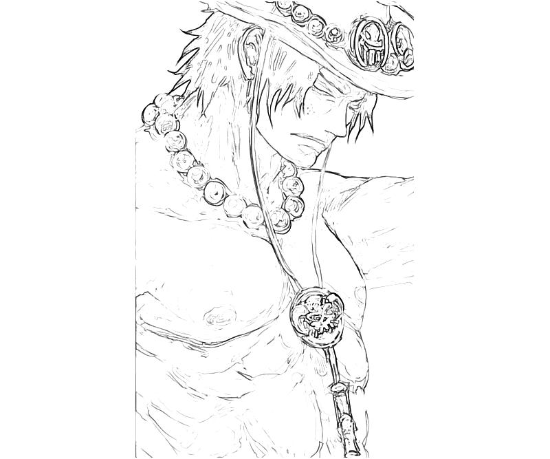 One Piece Portgas D Ace Profil | How Coloring