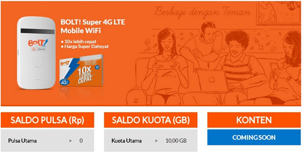 Isi Ulang Pulsa Bolt Bisa Untuk Membeli Paket Internet Unlimited Mau Technolagi
