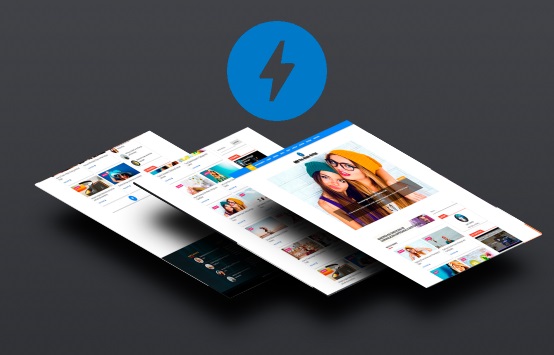download template blogger amp pro demo
