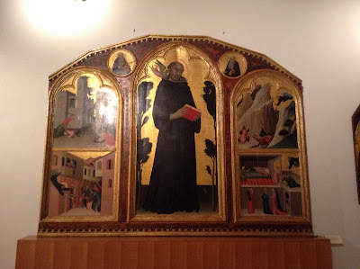 Pinacoteca di Siena: Pala del Beato Agostino Novello di Simone Martini