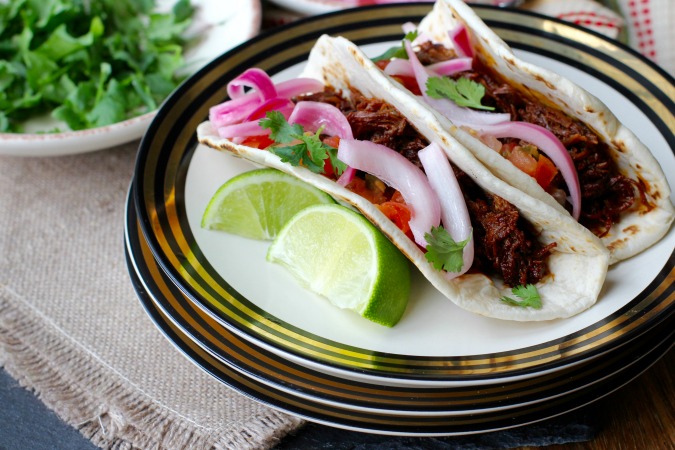 Guajillo-Braised Beef Short Rib Tacos | Karen's Kitchen Stories