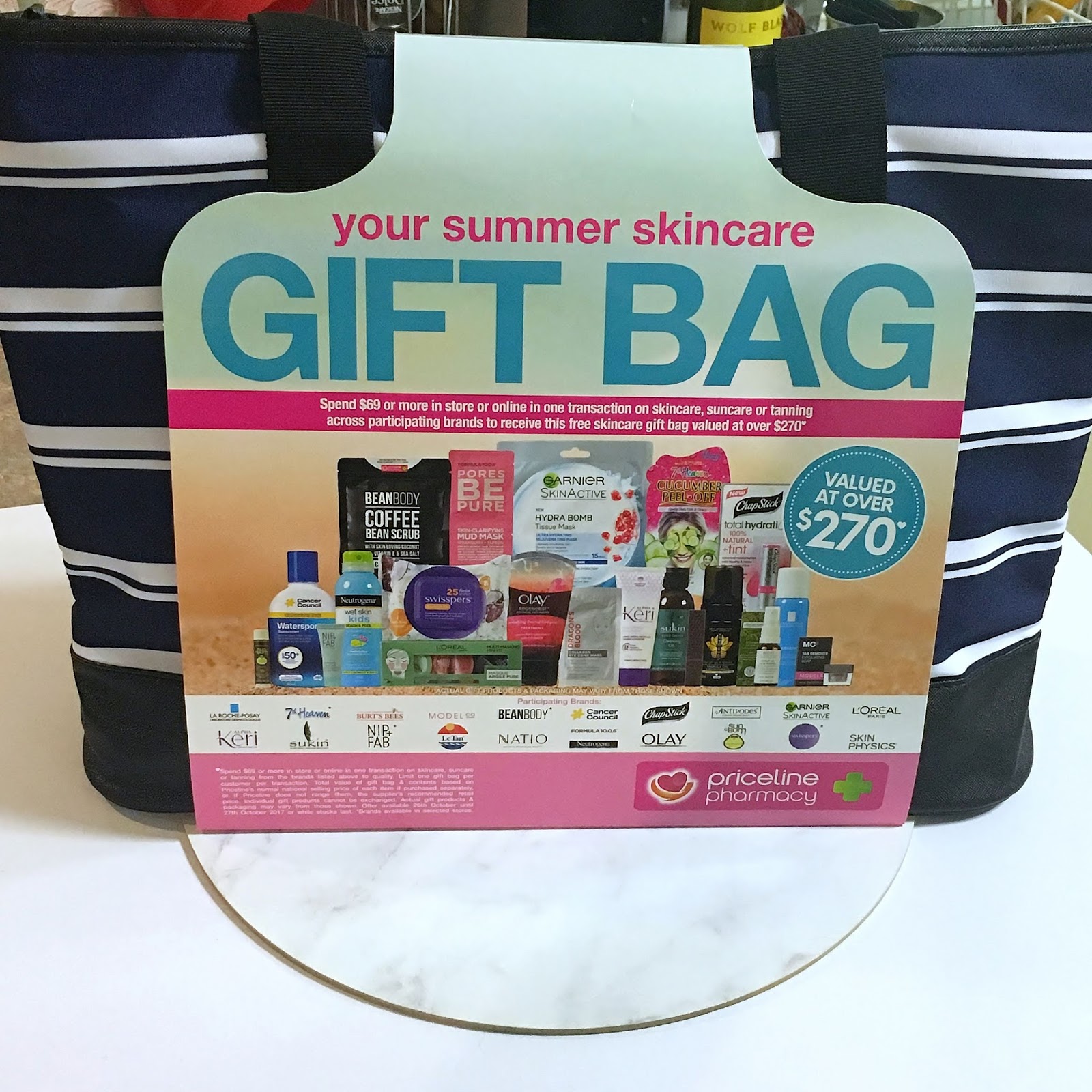 Max The Unicorn Priceline SkinCare Gift Bag!