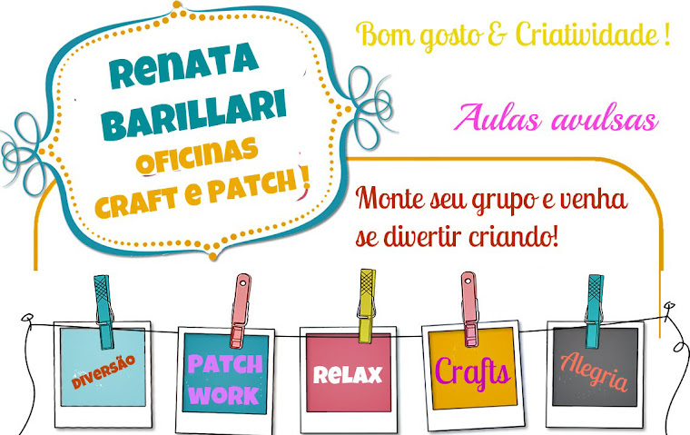 Renata Barillari Oficinas Craft , Patch e Gourmet!