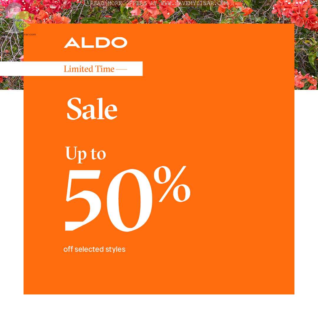 ALDO Kuwait Mid Season SALE is on! Get up to 50 off SaveMyDinar
