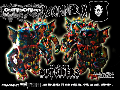 OsirisOrion x Skinner x Deadbear Studios Oil Slick Outsider Resin Figures