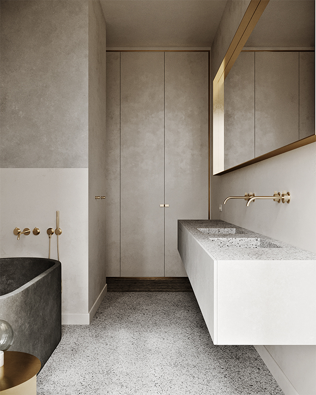 Textural Bathrooms to Inspire x 3