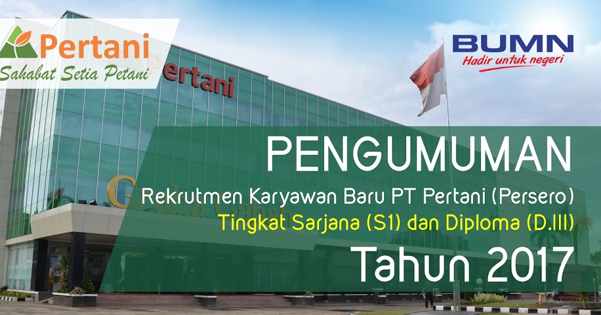 Gaji pt pertani persero