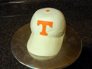 Sports cap cake
