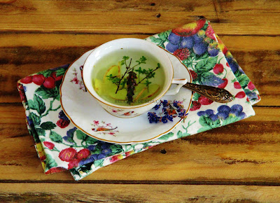 Chá de Gengibre e Alfazema