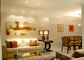 DECORA INTERI: Iluminação para salas de estar