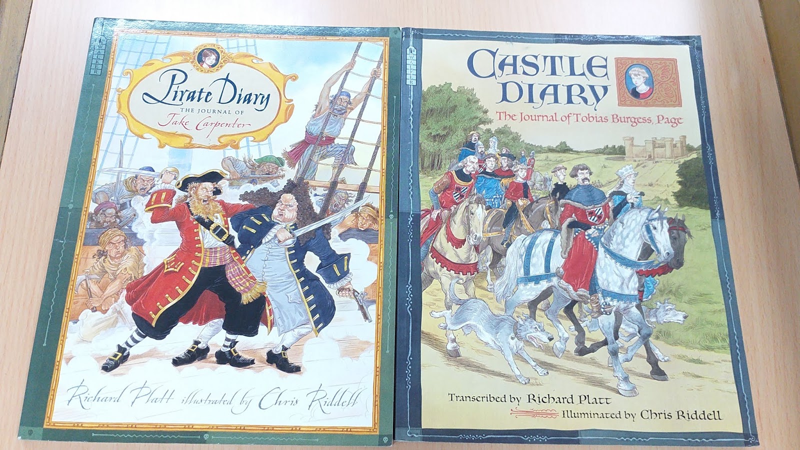 Kid Books Blog 5.Pirate Diary / Castle Diary