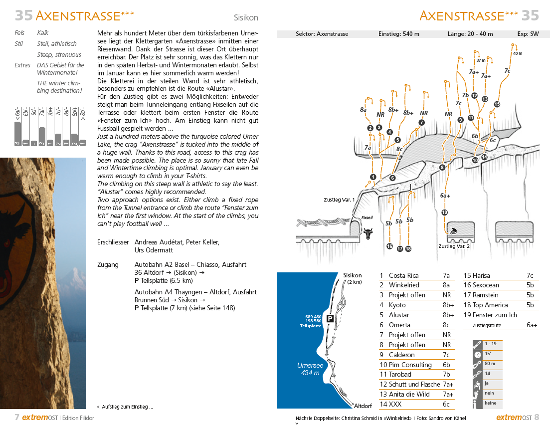 Kletterblog: Schweiz Extrem Ost