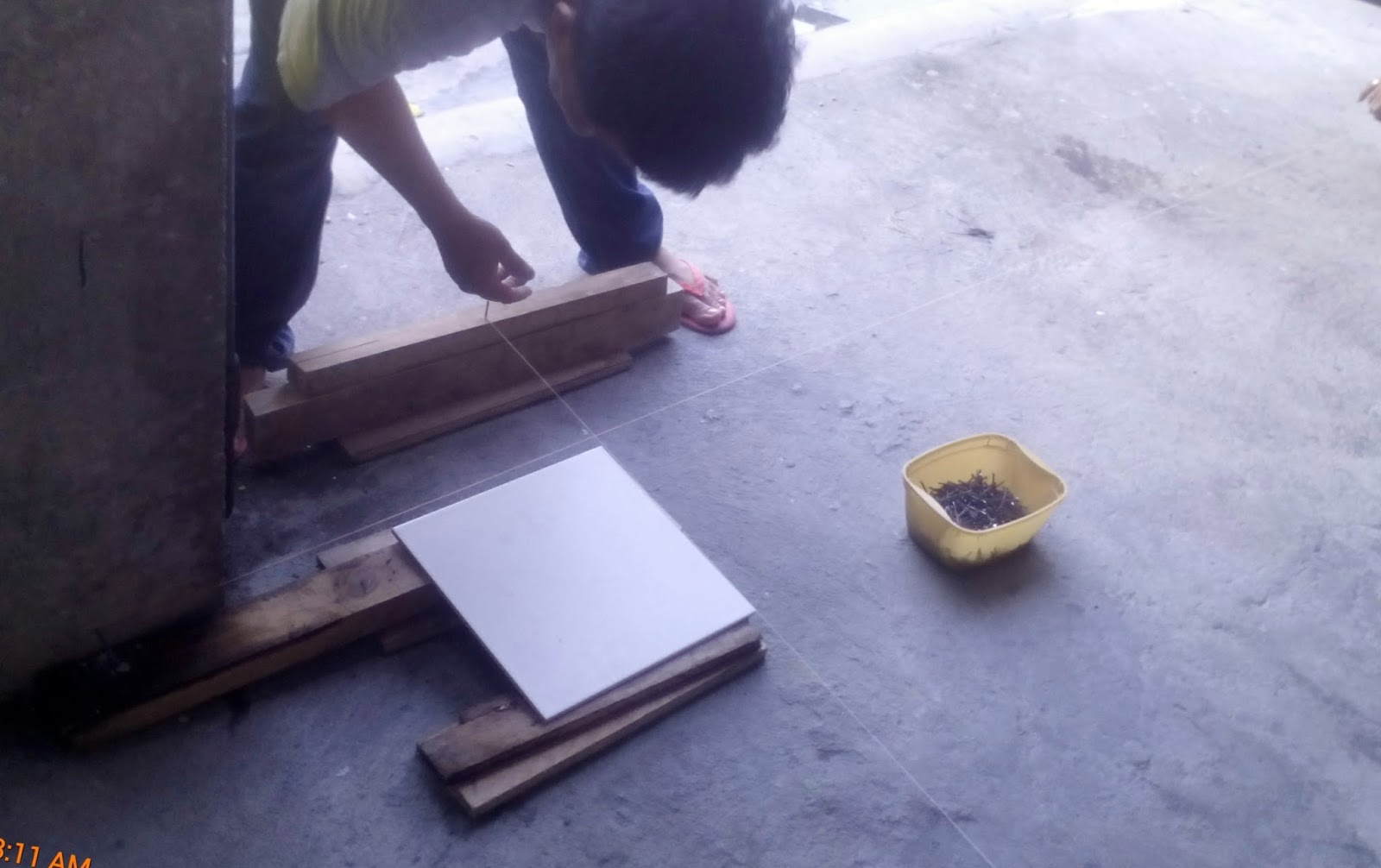BUILDER'S JOURNAL TILE INSTALLATION CONCRETE DRY PACK METHOD