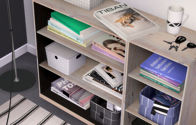 Bojo shelves + stackable books - Slox