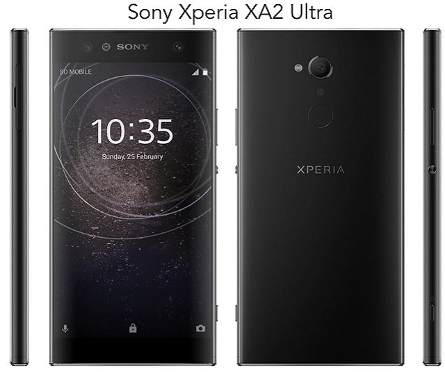 صورة رسمية لجوال Sony Xperia XA2 Ultra 