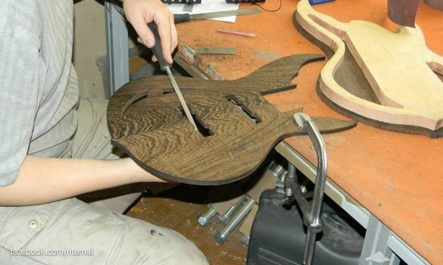 Masters decorated guitar called Luthier. 