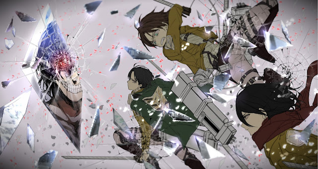 hd wallpaper: Titan Form Eren Levi Mikasa 2121