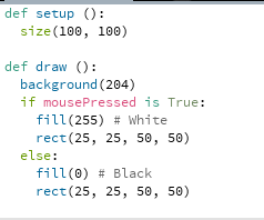 Processing in Python Mode: If/else and True/False statements!