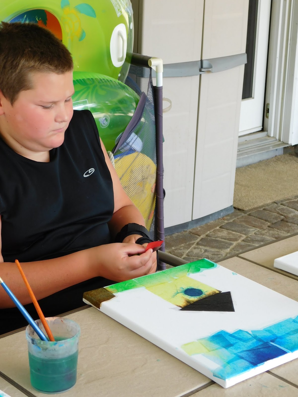 Art Project 34 Tissue Paper Transfer