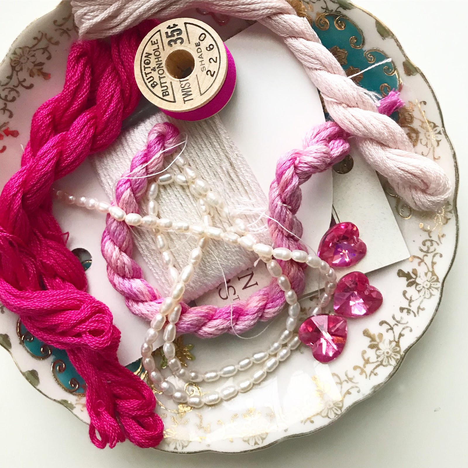 Sew French: Raspberry & Teal