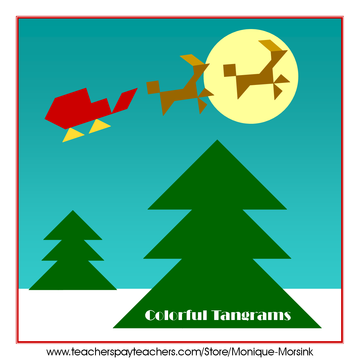 Christmas Tangrams Free Printable Printable World Holiday Christmas Tangrams Free Printable Printable World Holiday