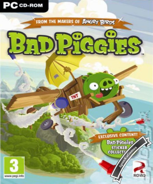 Bad Piggies Cover, Poster