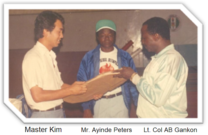 FAREWELL CEREMONY FOR MASTER MOO CHEON KIM MERITORIOUS SERVICE TO NIGERIA 1983 -1989